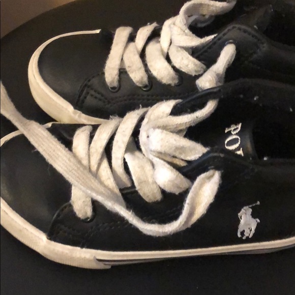 Black polo toddler boy sneakers - Picture 3 of 6